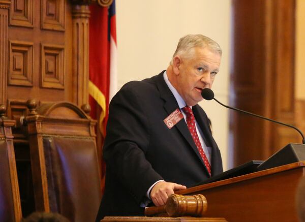 House Speaker David Ralston, seen here on the last day of this year’s legislative session, denies that he abused legislative leave to delay cases for clients of his private law practice. EMILY HANEY / emily.haney@ajc.com