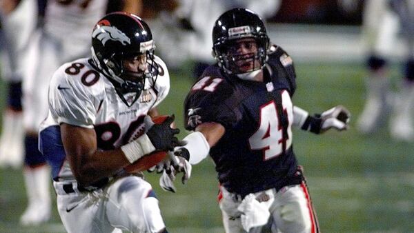 The Falcons fell to the Broncos in Super Bowl XXXIII.