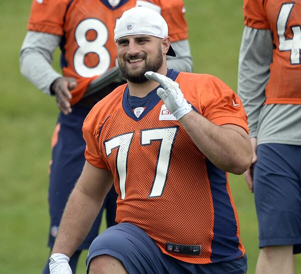 Gino Gradkowski (By David Zalubowski/Associated Press)