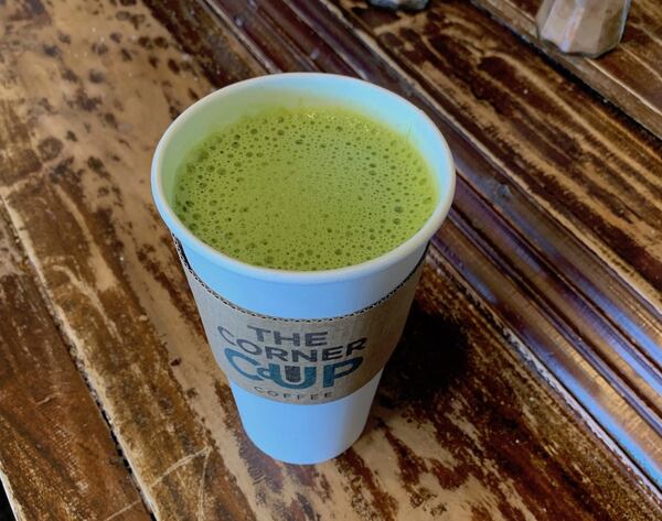 Writer Bill King doesn’t drink coffee, but loves to hang out at the Corner Cup coffee shop because of the “family” feel. A matcha green tea latte is his usual order. CONTRIBUTED BY OLIVIA KING