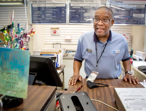 Russell lewis talks about his 25 years working at the Avondale post office Monday, June 28, 2020.STEVE SCHAEFER FOR THE ATLANTA JOURNAL-CONSTITUTION