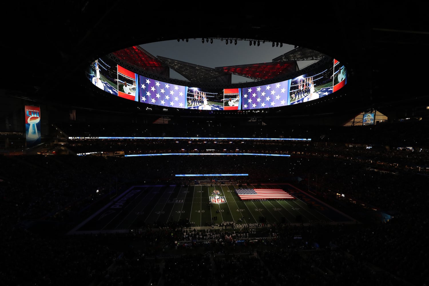 Photos: The Super Bowl scene inside Mercedes-Benz Stadium