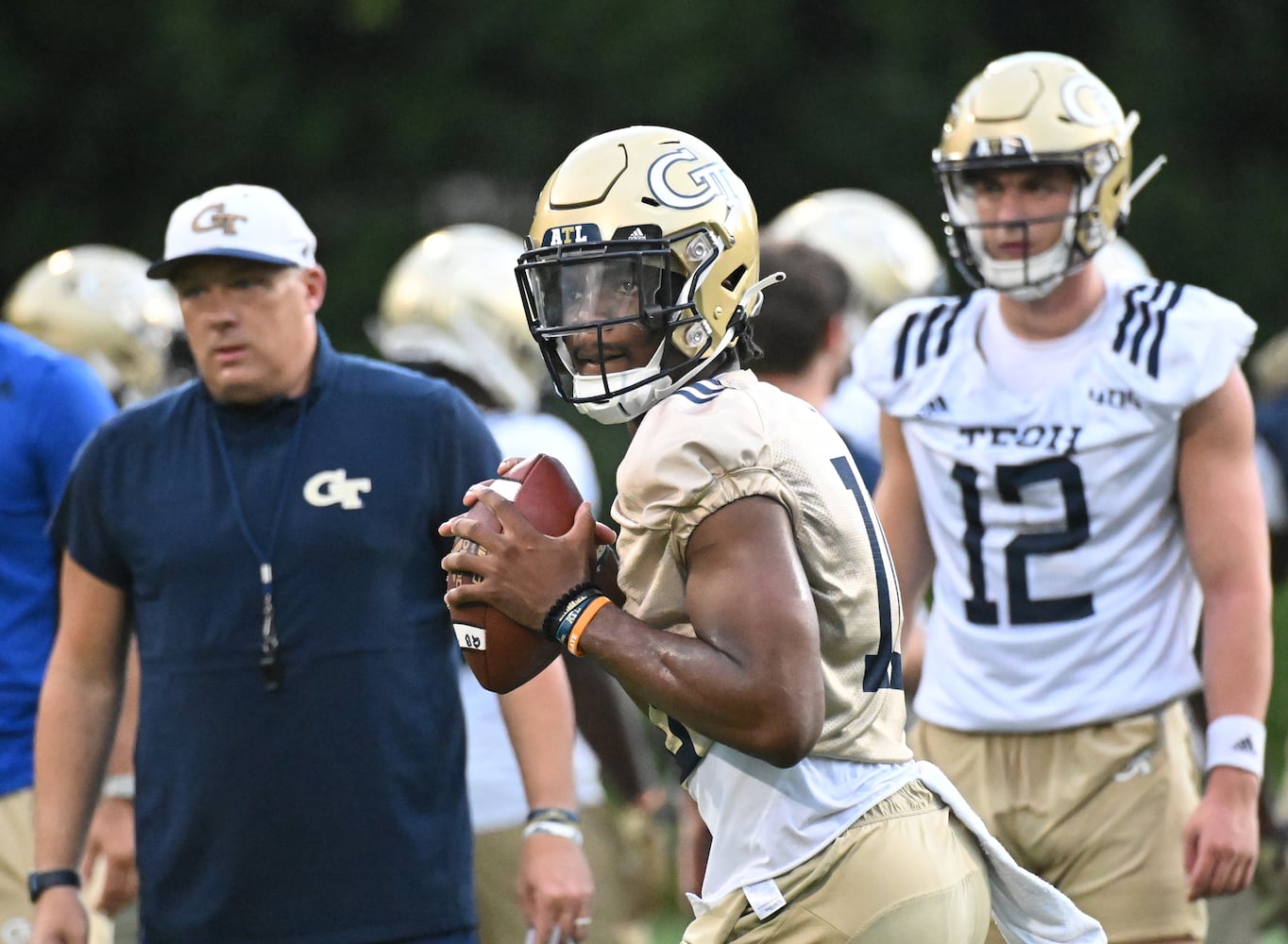 Georgia Tech football practice photo