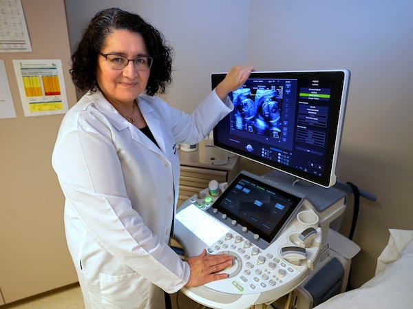 Carolina Reyes, a maternal-fetal physician and wife of Health and Human Services Secretary Xavier Becerra, says the rise in maternal mortality is unacceptable when most of the deaths are preventable. (Rich Pedroncelli for KFF Health News/TNS)