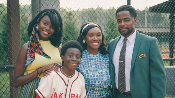 Elisha “EJ” Williams as Dean Williams, Dulé Hill as Bill Williams, Saycon Sengbloh as Lillian Williams, Laura Kariuki as Kim Williams in the new "Wonder Years" on ABC starting in 2021-22. ABC