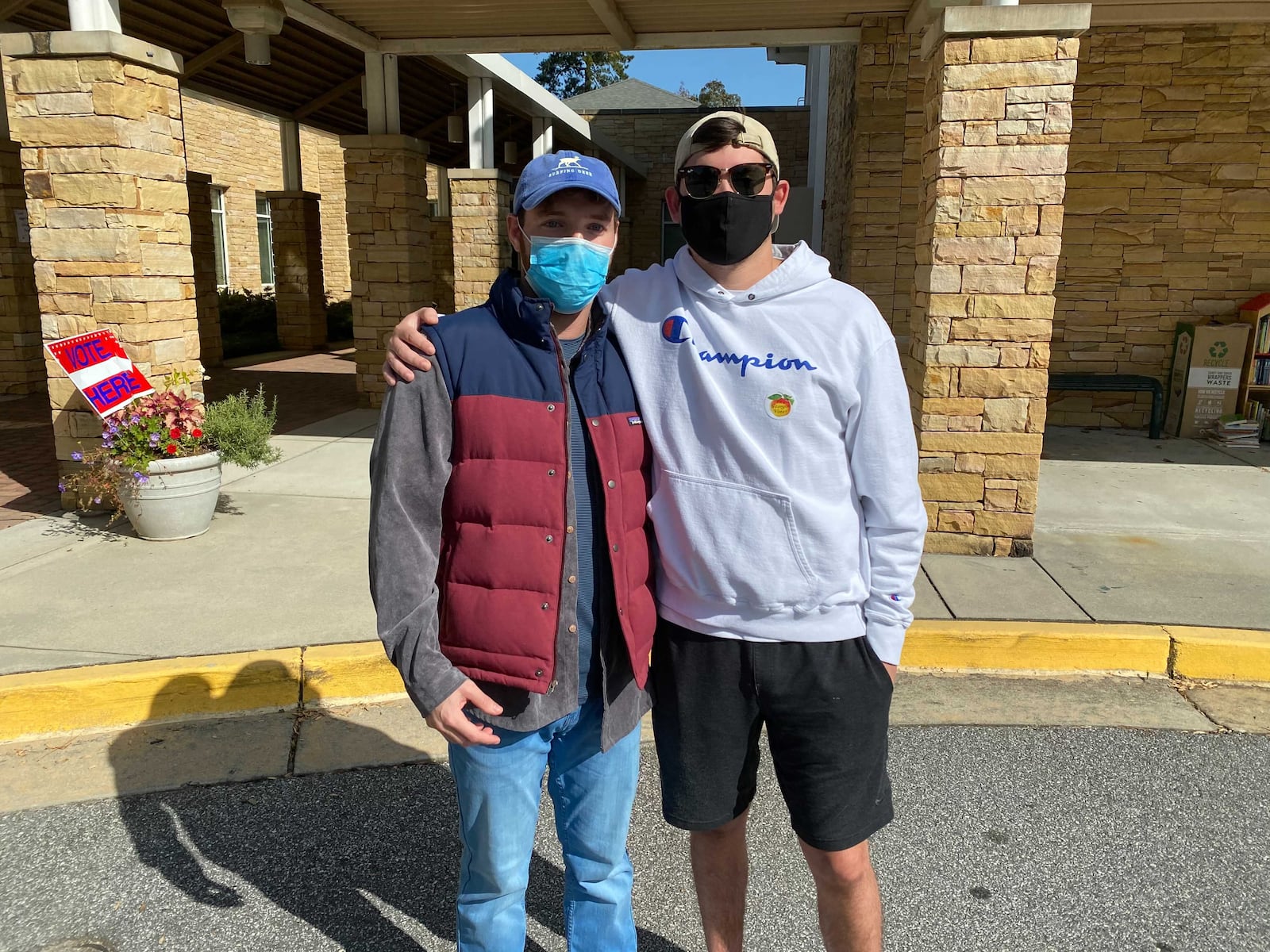 Josh Isaacs (left) and  Jake Romfo at Sarah Rawson Smith Elementary School Intermediate Campus in Buckhead. (Adrianne Murchison/AJC)