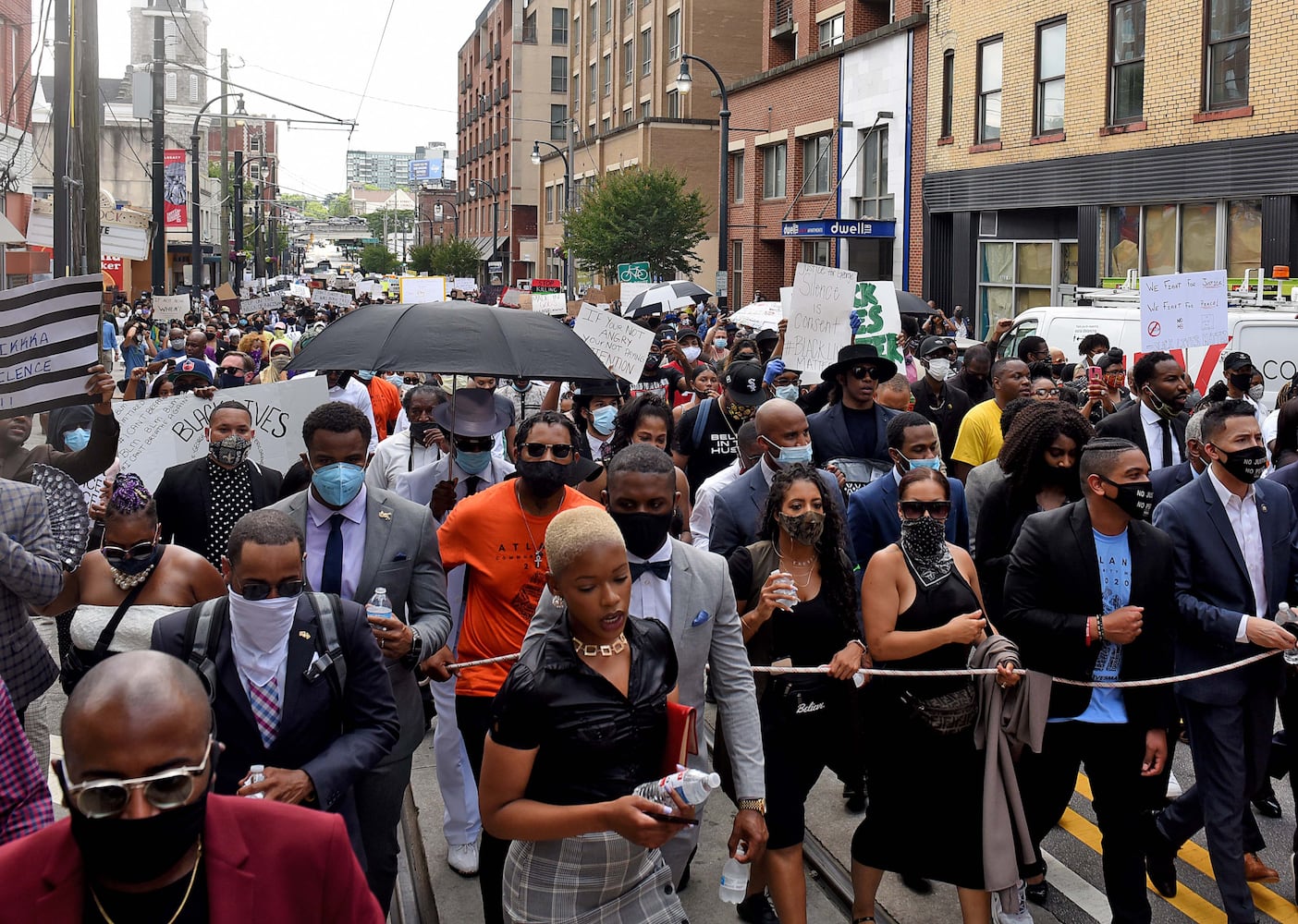 PHOTOS: Protesters gather across metro Atlanta