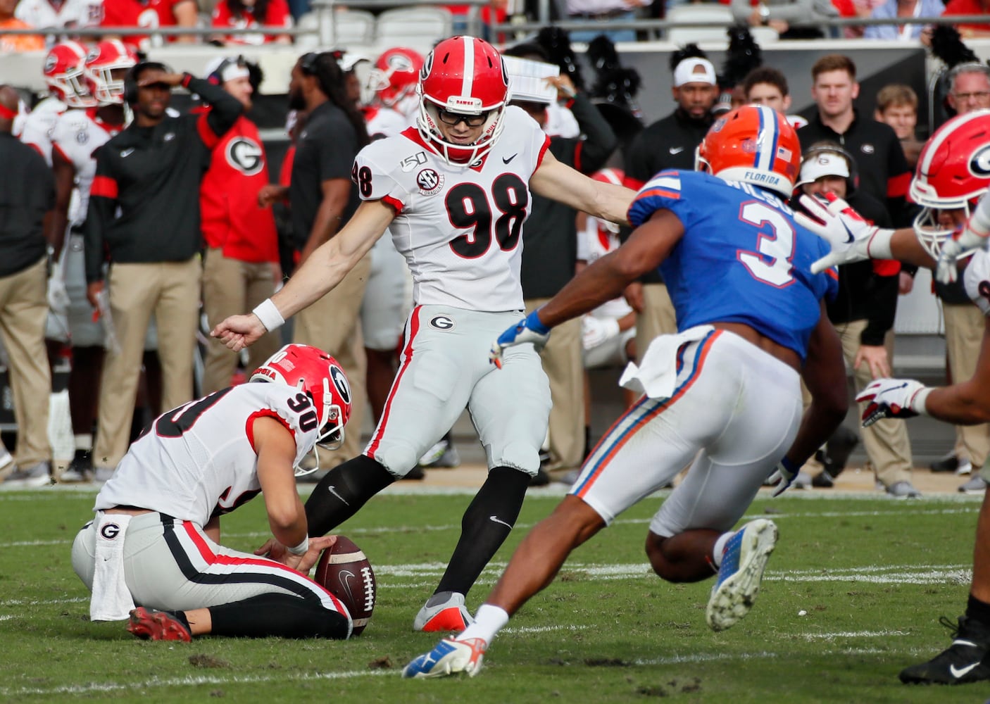 Photos: Bulldogs square off with Gators again