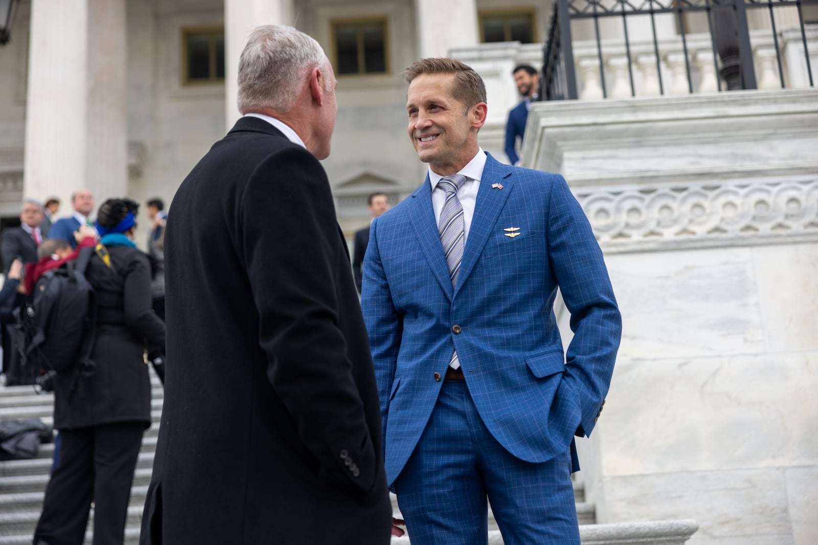 U.S. Rep. Rich McCormick, R-Suwanee, has several stops lined up, including a meeting with the Atlanta Food Bank, a visit with the senior rabbi at Temple Emanu-El and a volunteer medical shift at the Good Shepherd Clinic in Dawsonville. (Nathan Posner for the AJC)