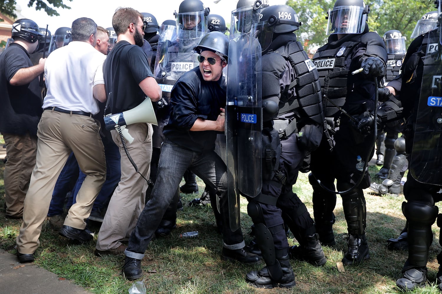 Violent protest in Charlottesville