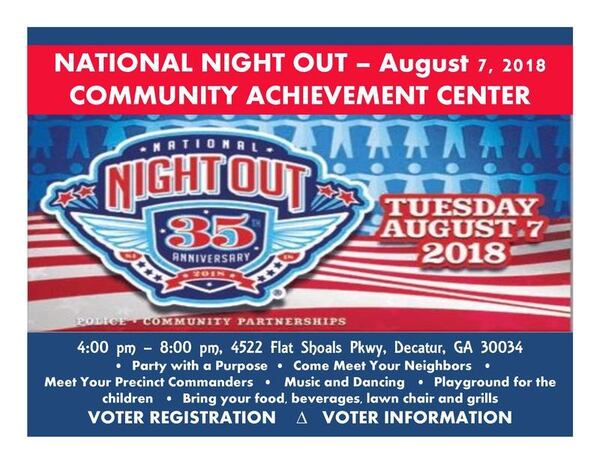 National Night Out flyer