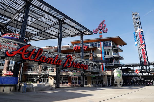  A general view of The Battery Atlanta connected to Truist Park, home of the Atlanta Braves.  Major League Baseball has postponed the start of its season indefinitely due to the coronavirus (COVID-19) outbreak.  (Photo by Kevin C. Cox/Getty Images)