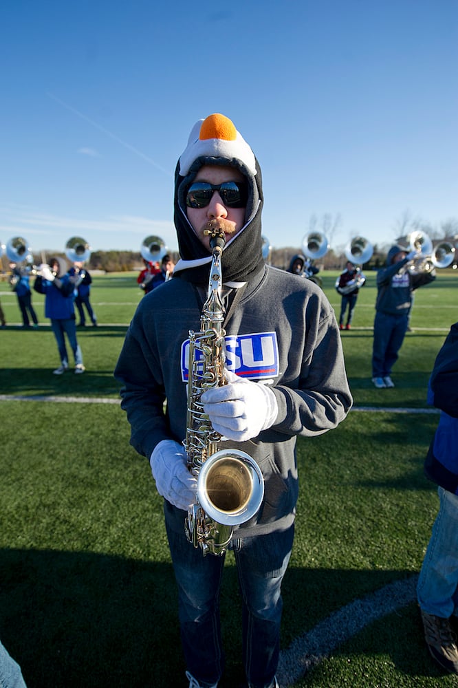 GSU Marching Band practices for the last time at Flint Hill School in Fairfax, VA.