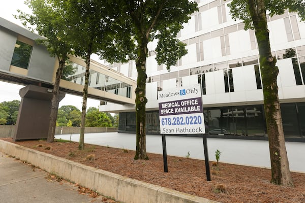 The former Wellstar Atlanta Medical Center, Wednesday, August 30, 2023, in Atlanta.  (Jason Getz / Jason.Getz@ajc.com)