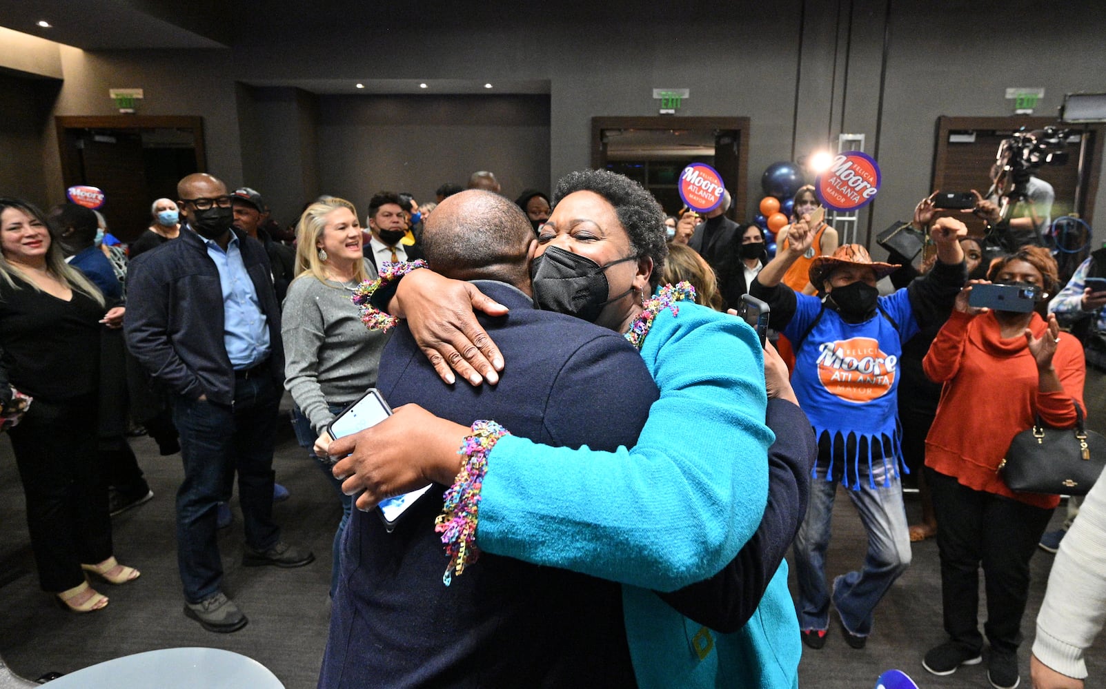 Atlanta mayoral candidate Felicia Moore watch party