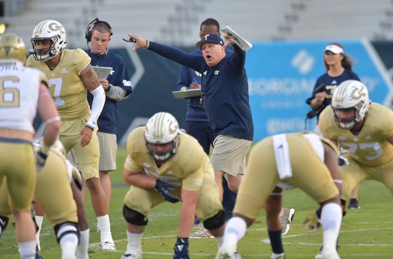 Photos: Jackets play football spring game