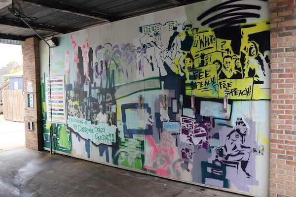 Mural by Edge Award finalist Michael Jones. Contributed by Swan Coach House Gallery