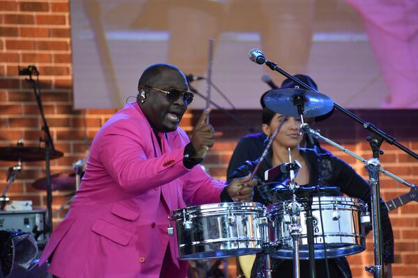 Johnny Gill performs at the Stockbridge Amphitheater on Sunday, Aug. 14, 2022.