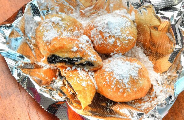 Fried Oreos at Triple Jay's Pizza. (Contributed by Chris Hunt Photography)