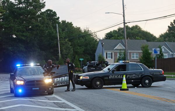 Police blocked off Creekford Drive at Phillips Road while the SWAT unit was on scene.