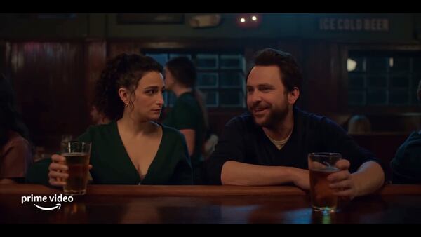 Jenny Slate and Charlie Day become friends who try to help each other get back their ex's in rom-com "I Want You Back," which was shot last year in metro Atlanta. AMAZON PRIME