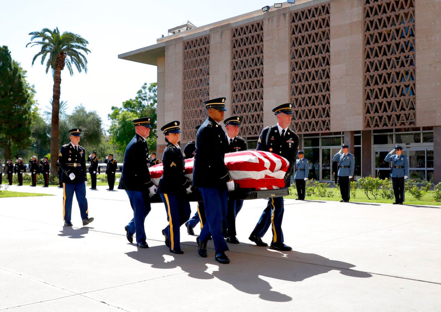 Photos: Sen. John McCain lies in state in Arizona Capitol