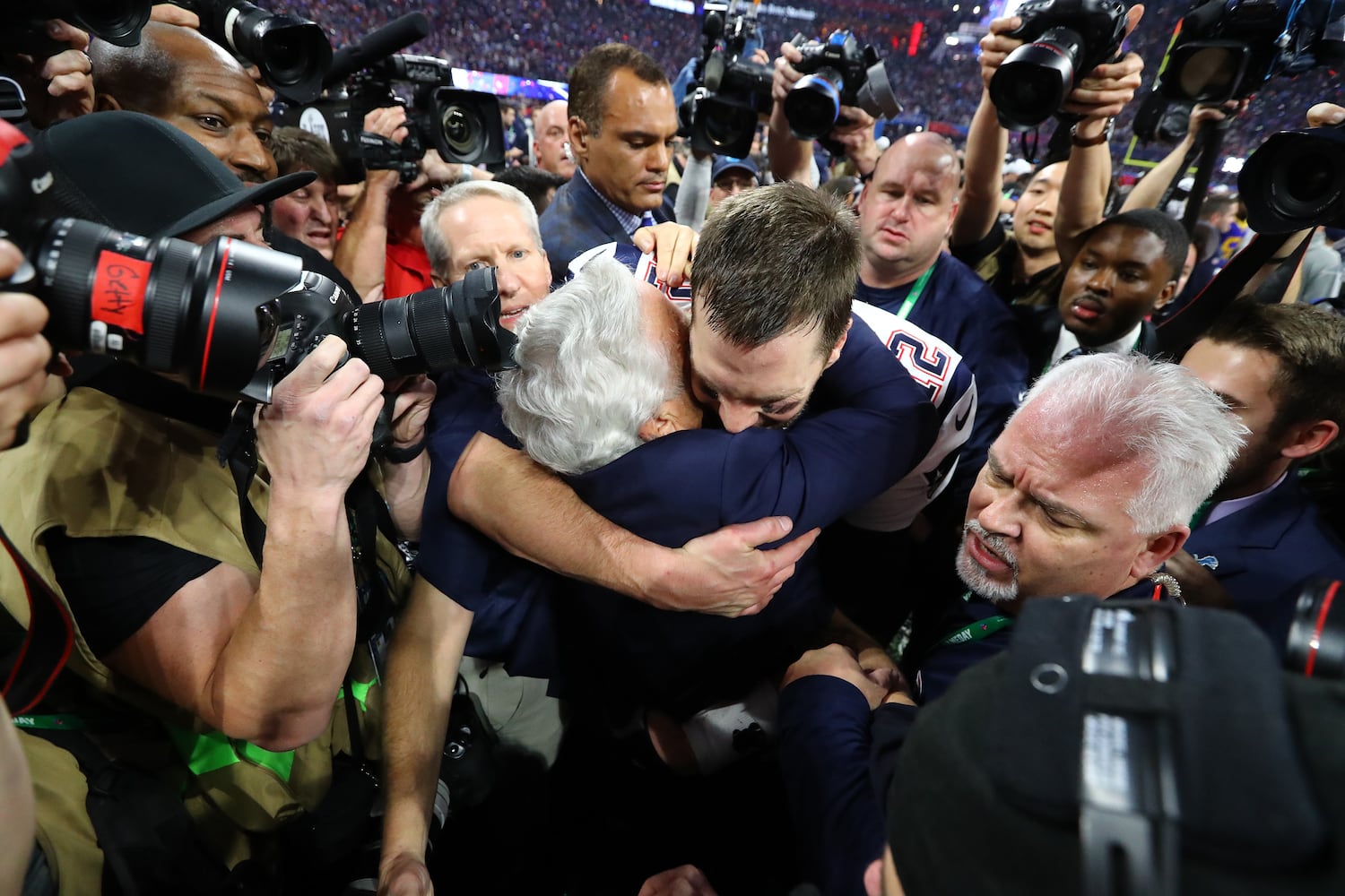 Photos: Patriots celebrate, Rams commiserate at Super Bowl