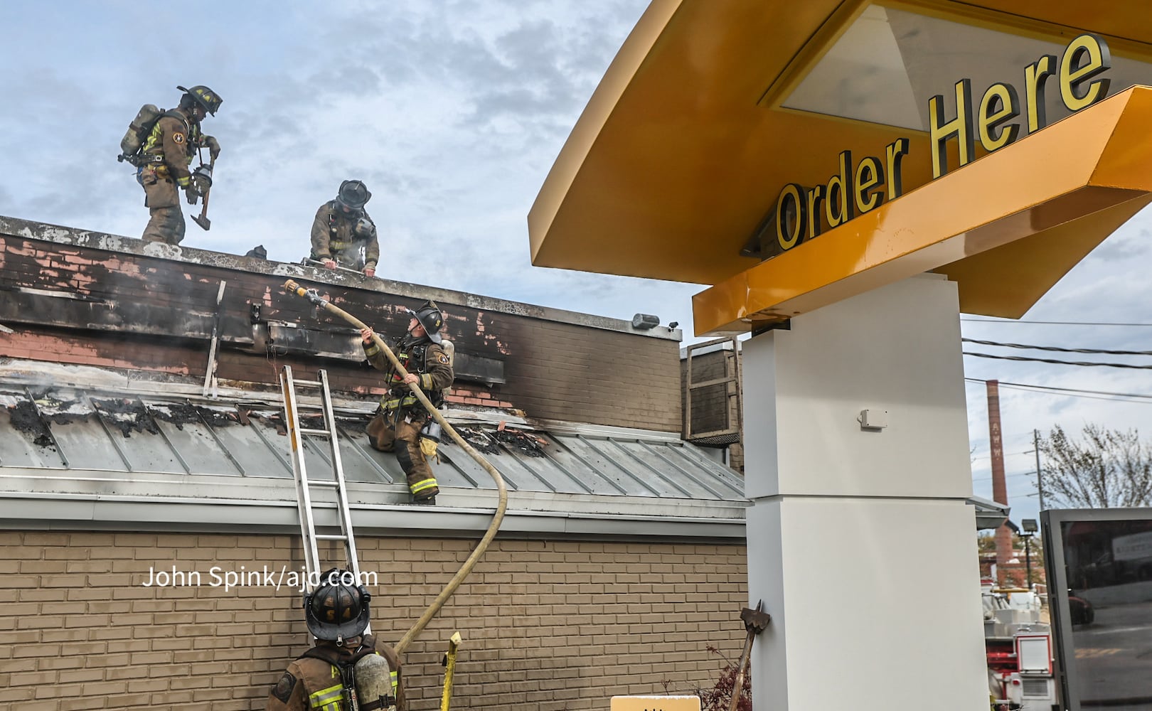 Northside Drive McDonald's fire