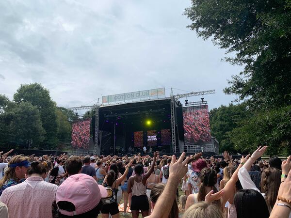 Teddy Swims performs at Music Midtown at Piedmont Park on Saturday, Sept. 18, 2021. (Photo: Caroline Silva/AJC)