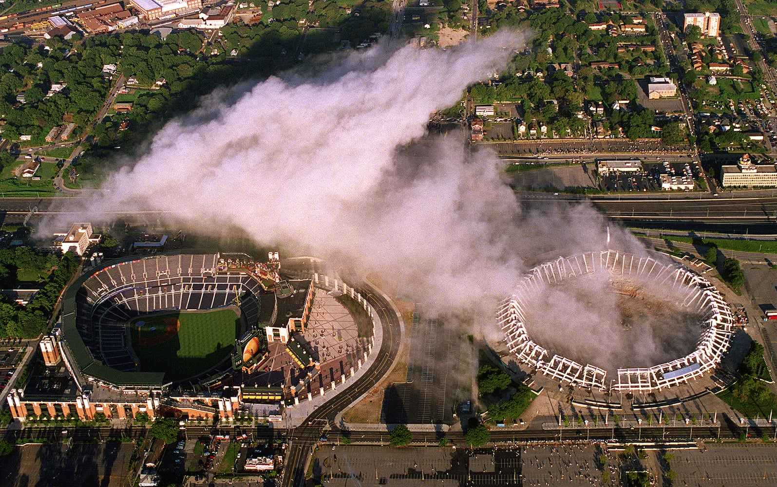 Stadium implosions