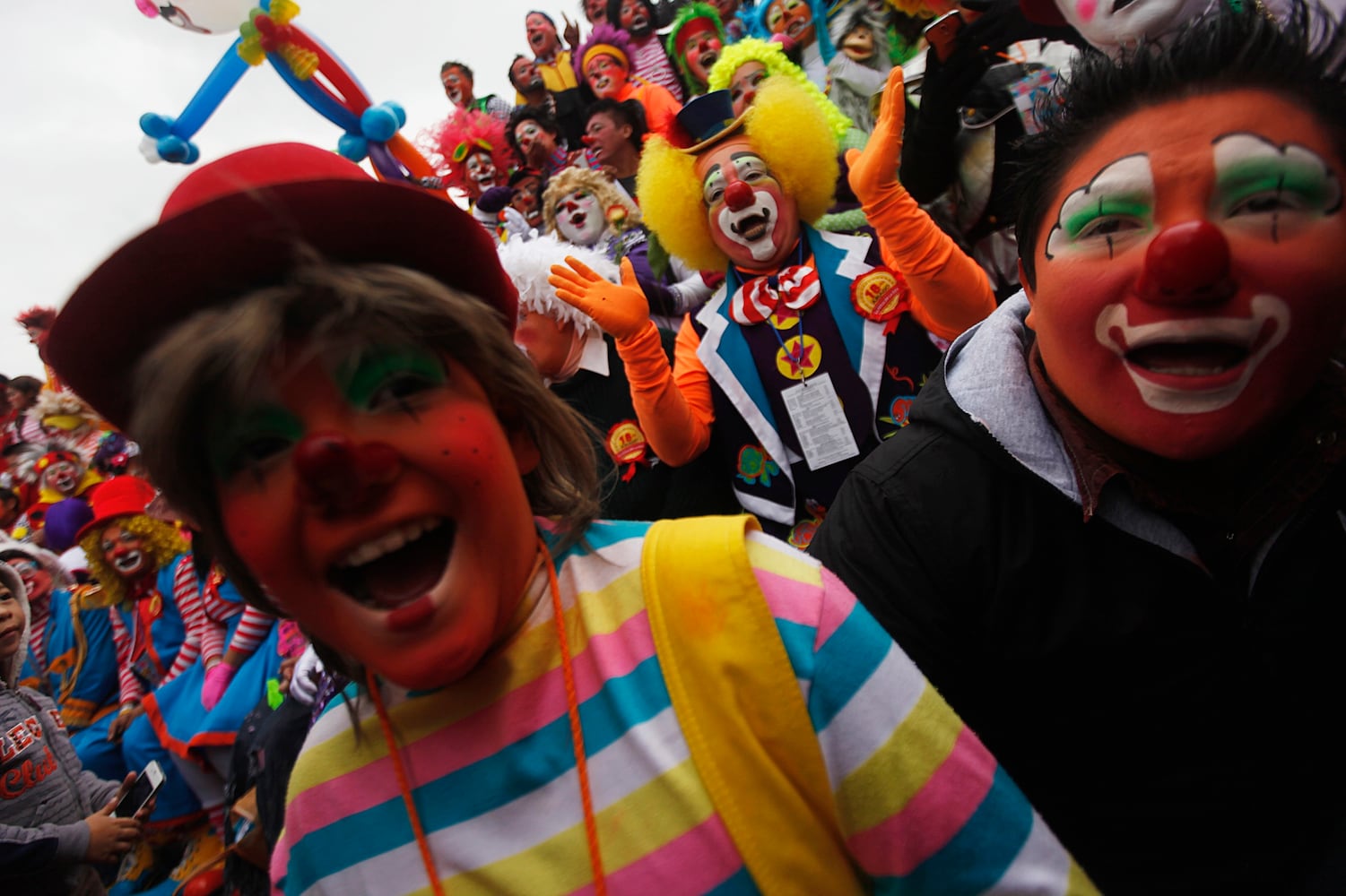 Clowns gather in Mexico City