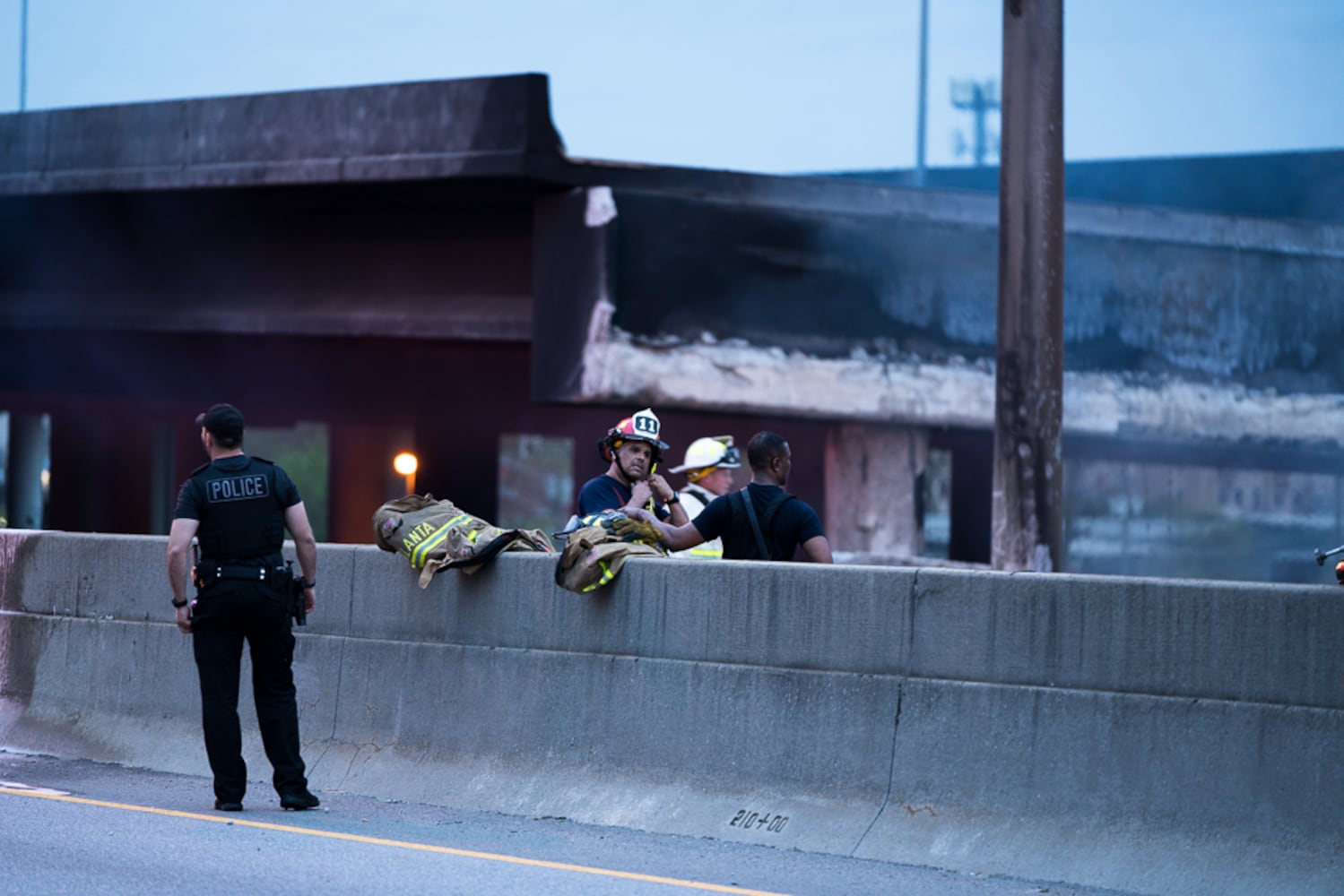 PHOTOS: When Atlanta’s I-85 caught fire, collapsed on March 30, 2017