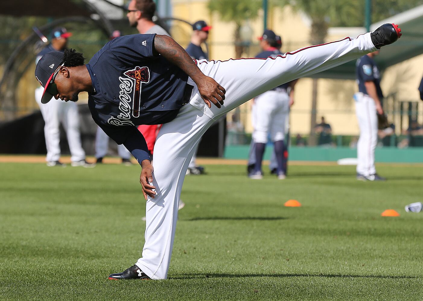 Photos: Braves’ spring training workouts continue