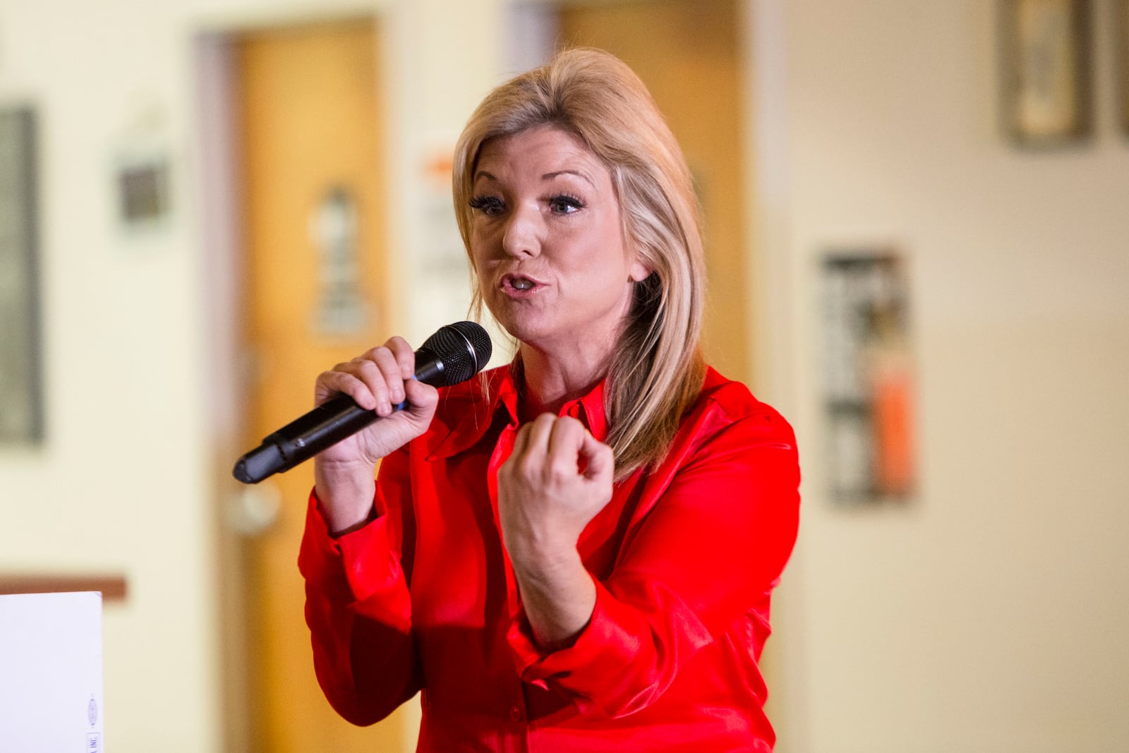 Former state Sen. Jen Jordan said Friday on "Politically Georgia" that Democrats need to focus this year's election campaign on reproductive rights. “I would talk about contraception, contraception, contraception,” Jordan said. (Christina Matacotta for the AJC)