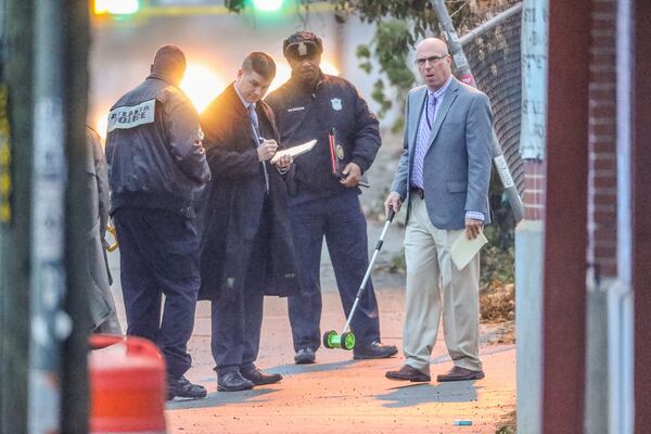 Atlanta police are investigating a possible homicide Tuesday in the 500 block of Whitehall Street. JOHN SPINK / JSPINK@AJC.COM