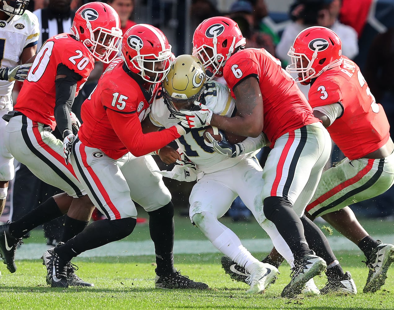 Photos: It’s Georgia in an easy win over Tech