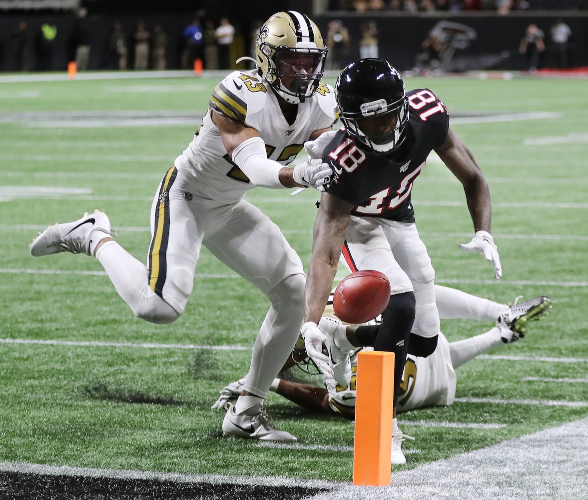 Photos: Falcons are sacked by the Saints