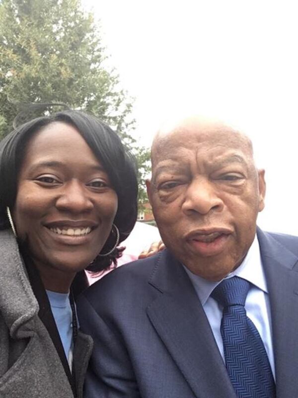 Lana Lockhart and John Lewis