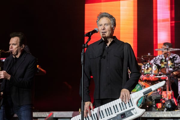 Robert Lamm, of Chicago, performs on Saturday, Aug 19, 2023, at The Greek Theatre in Los Angeles. (Photo by Willy Sanjuan /Invision/AP)