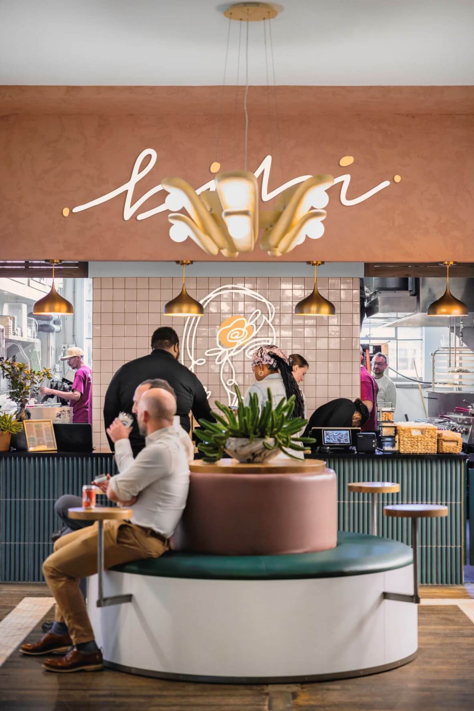 Ponce City Market's Bibi Eatery, designed by Archie Bolden.
(Courtesy of Archie Bolden / Katie Bricker)