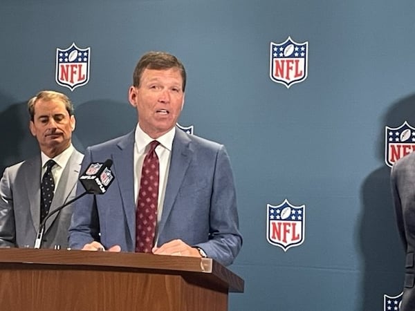 Dr. Allen Sills, the NFL's chief medical officer, discusses the league's new partnership with four HBCUs -- including Morehouse School of Medicine -- to help increase diversity in the sports medicine field. (D. Orlando Ledbetter/dledbetter@ajc.com)