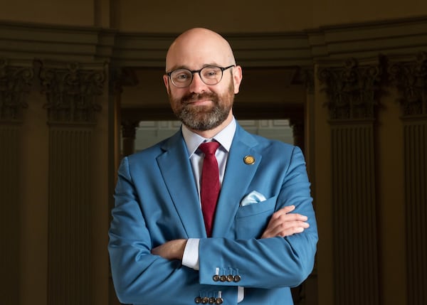 State Rep. Josh McLaurin, D-Sandy Springs, is among the public officials who support a voter referendum on the proposed Atlanta public safety training center. (Hyosub Shin/Hyosub.Shin@ajc.com)