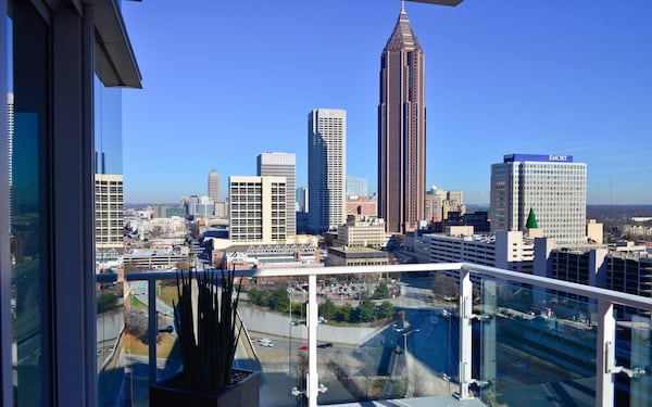 Bank of America Plaza is the tallest building not only in Georgia, but also in the entire Southeast.