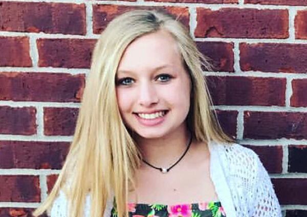 This undated file photo provided by the Whistler family shows Ella Whistler. Whistler was shot in a classroom Friday, May 25, 2018 at Noblesville West Middle School in Noblesville, Ind., near Indianapolis. 