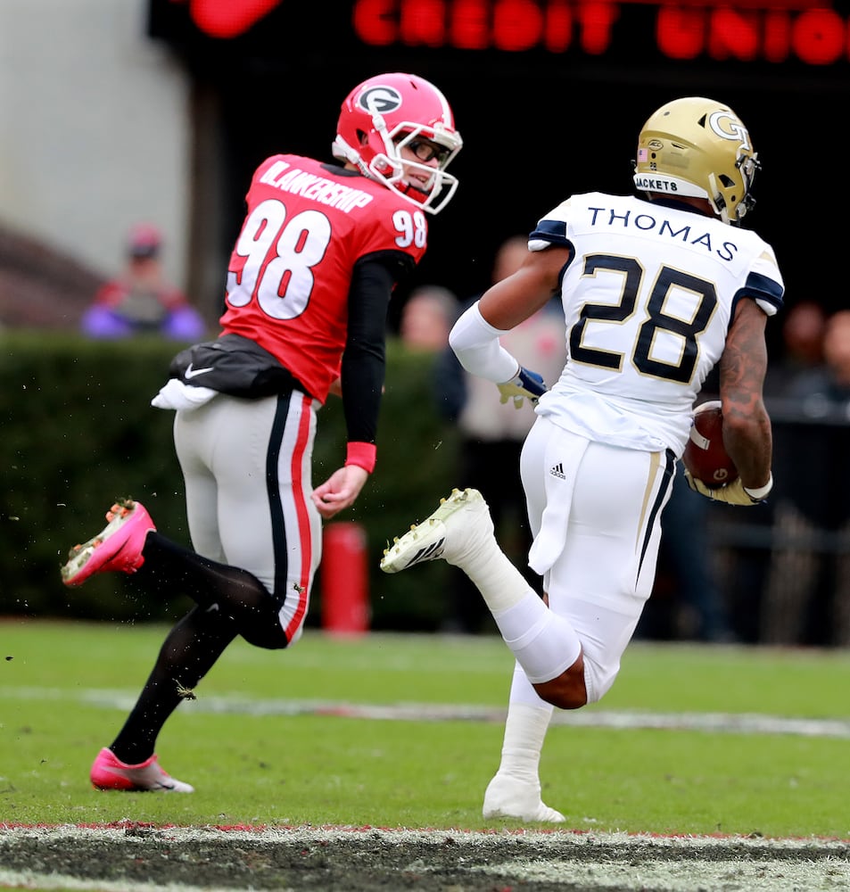 Photos: Bulldogs rout Georgia Tech, improve to 11-1