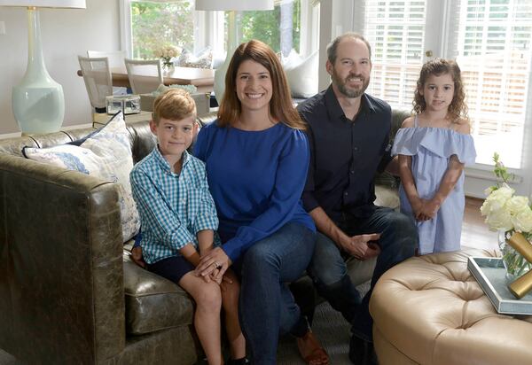 Kris and Kim Harrelson moved into their east Cobb County home in 2011, and they live there with their children, Benjamin and Natalie. Kim is integration manager of consumer health for Lonza and Kris is a hairstylist at Grow Salon. Text by Shannon Dominy/Fast Copy News Service.
(Christopher Oquendo/www.ophotography.com)