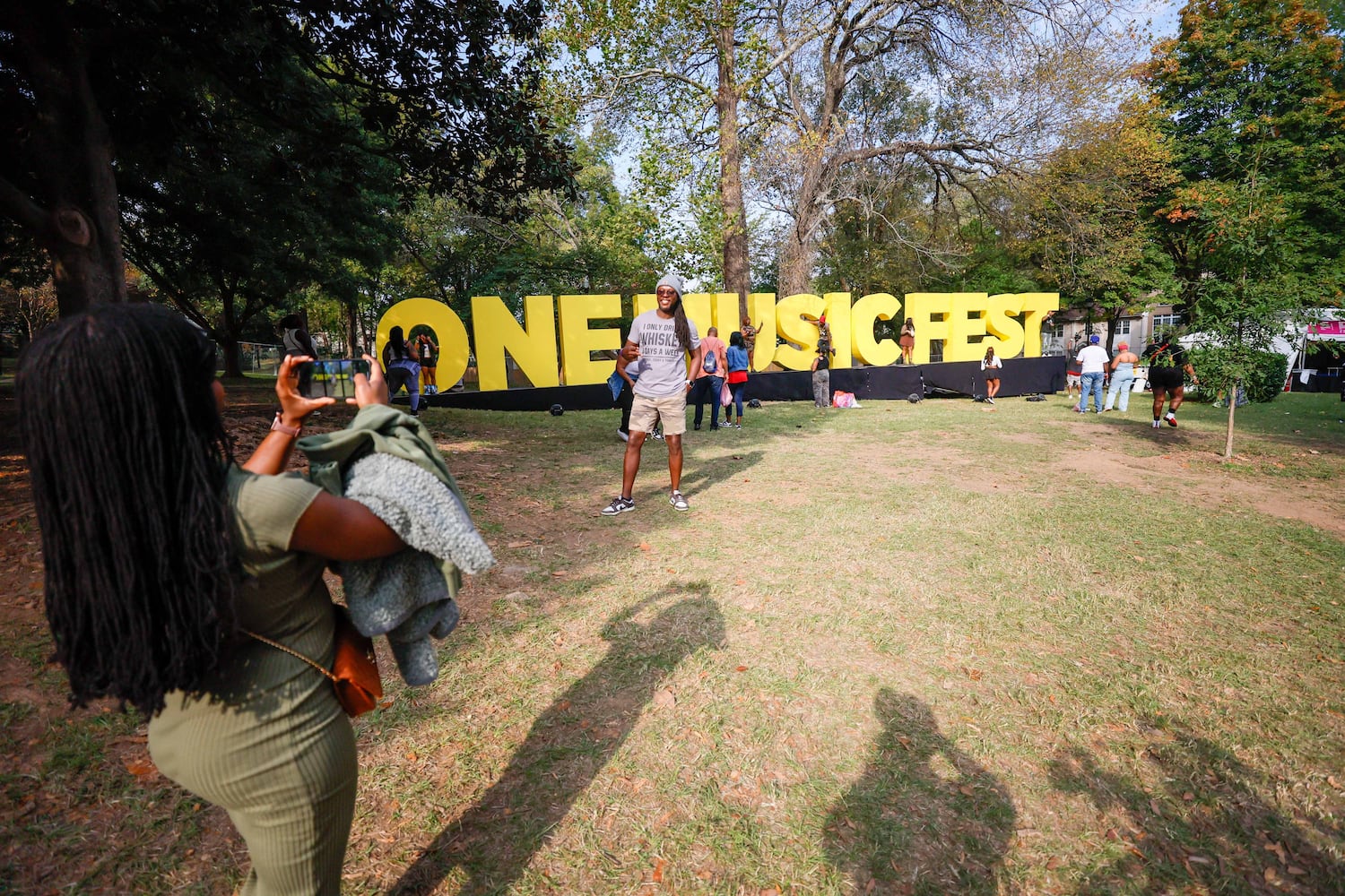 Crowd scene at the 2024 One Musicfest in Central Park