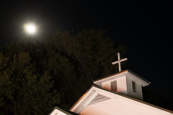 Rising Daughter Baptist Church was the site of the stunning murders of Harold and Thelma Swain on March 11, 1985. (Hyosub Shin / Hyosub.Shin@ajc.com)