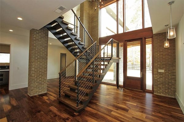 This modern estate at 4056 Hog Mountain Road in Hoschton is listed for $2.195 million. (Photos via zillow.com)