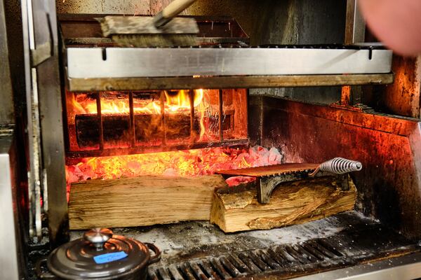 Nàdair's wood-burning grill was created by Chris Demant. (Courtesy of Brandon Amato/Nàdair) 